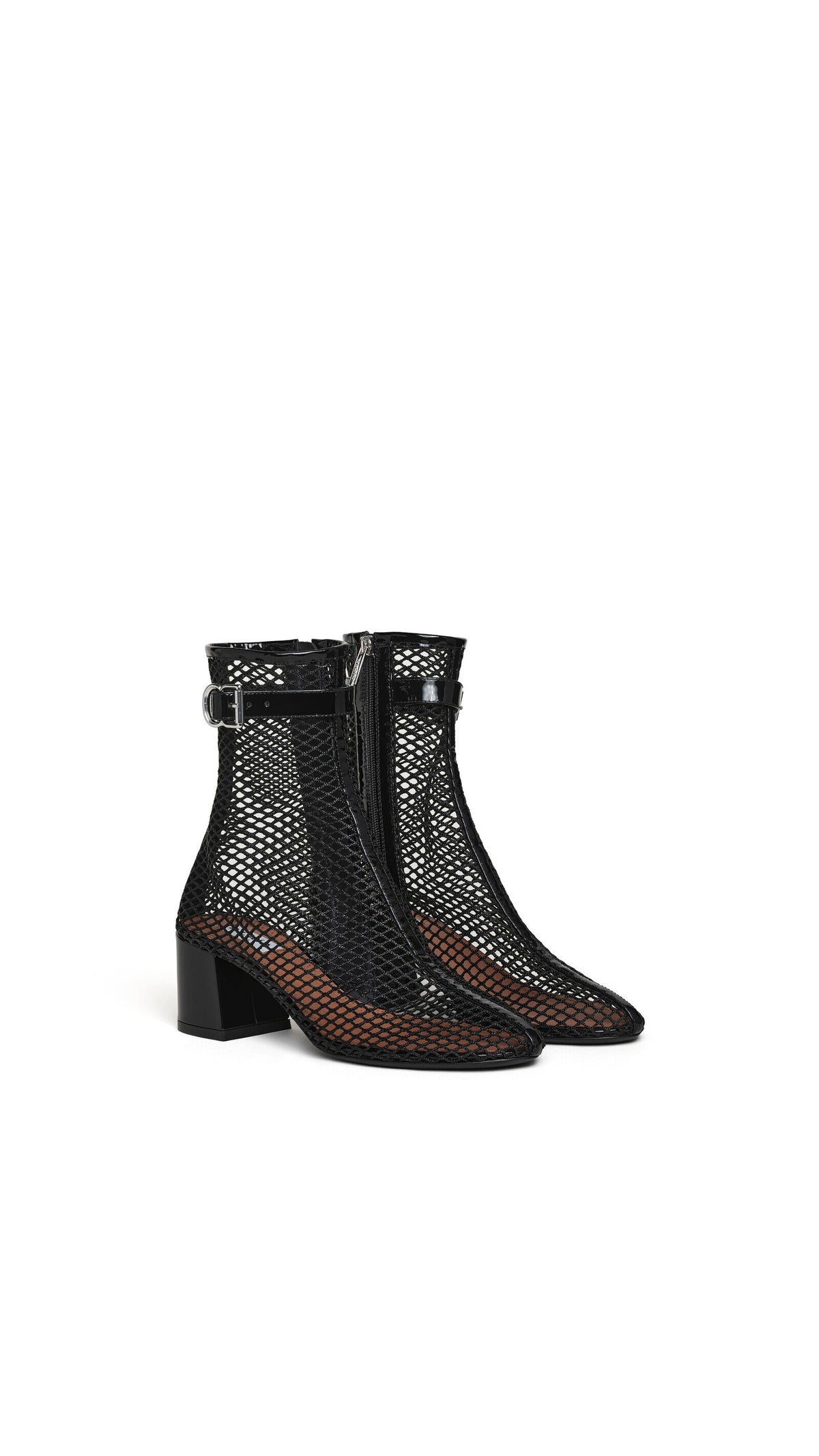 Alaïa Boots 55 In Fishnet