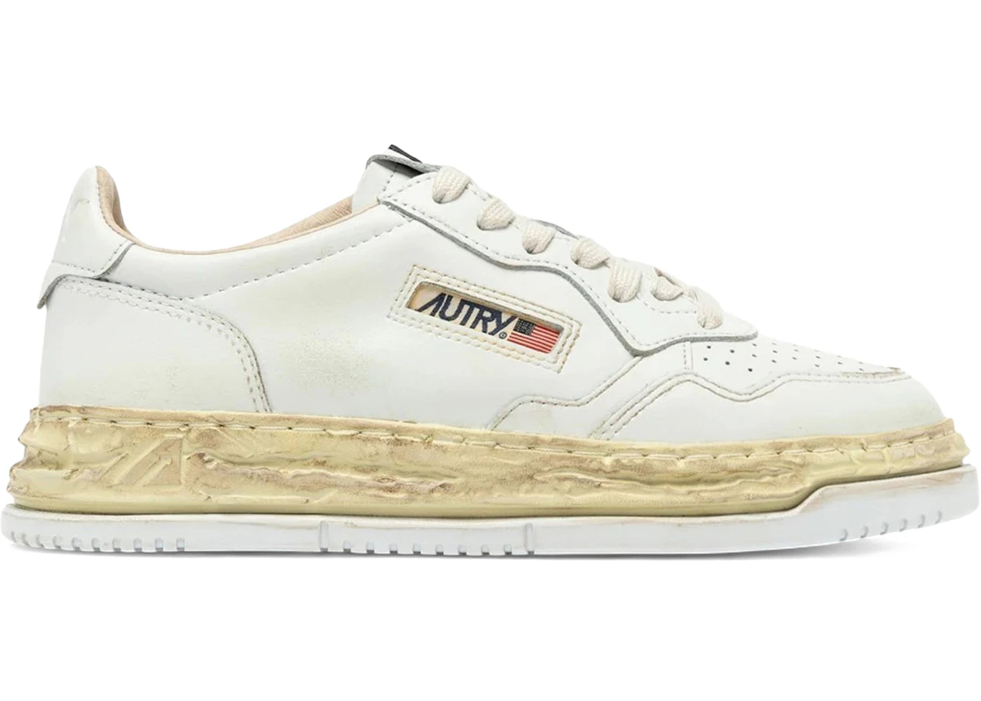Autry Medalist Low Super Vintage Maison Mihara Yasuhiro General Scale White (Women'S)
