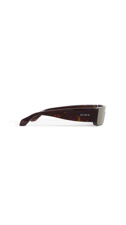Alaïa Rectangular Mask Sunglasses