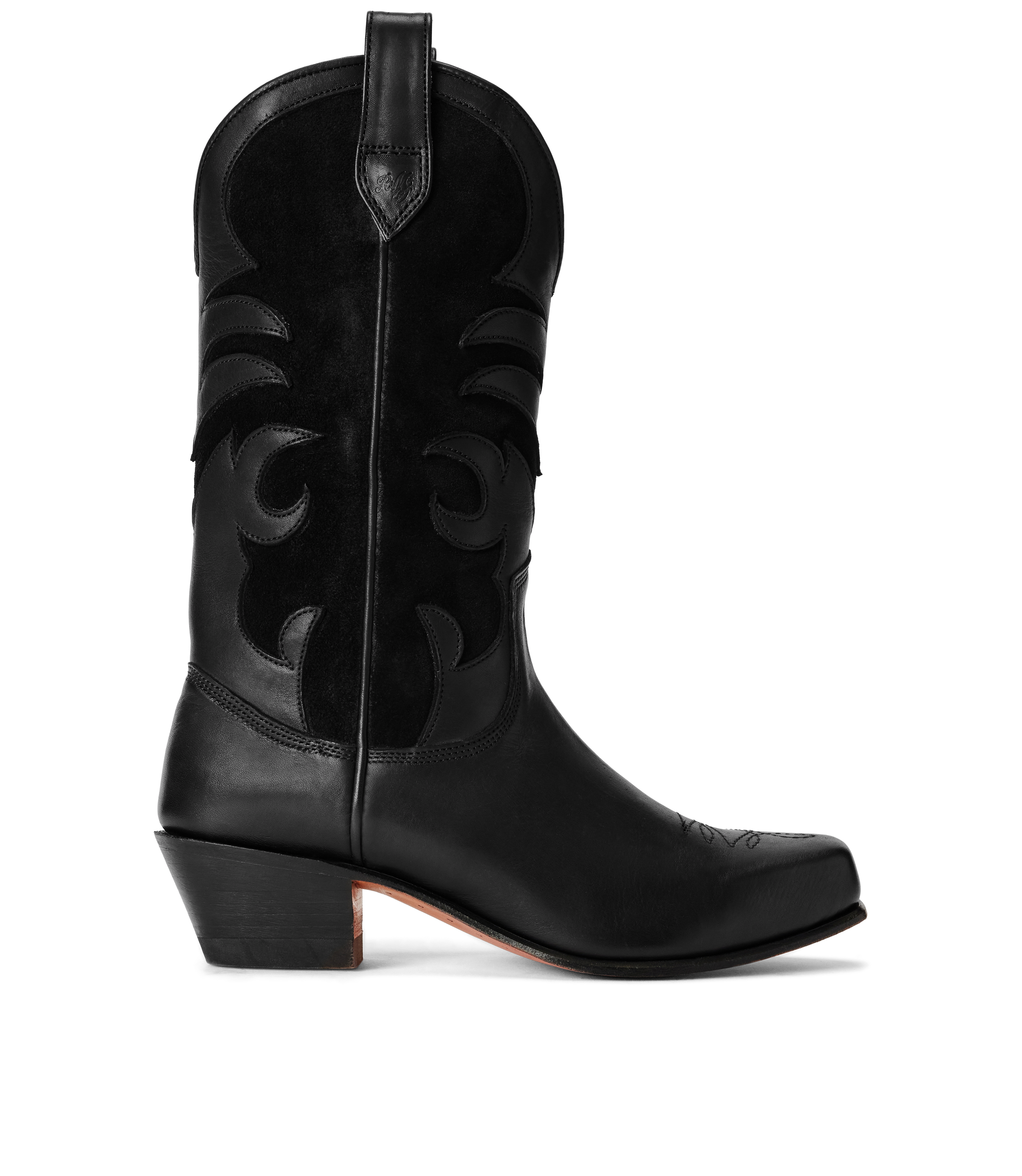 Victoria boot black aniline leather