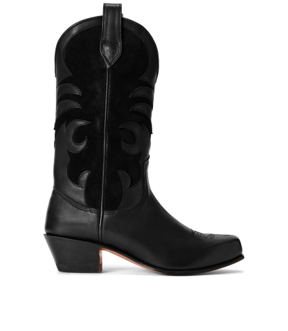 Victoria boot black aniline leather