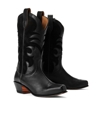Victoria boot black aniline leather