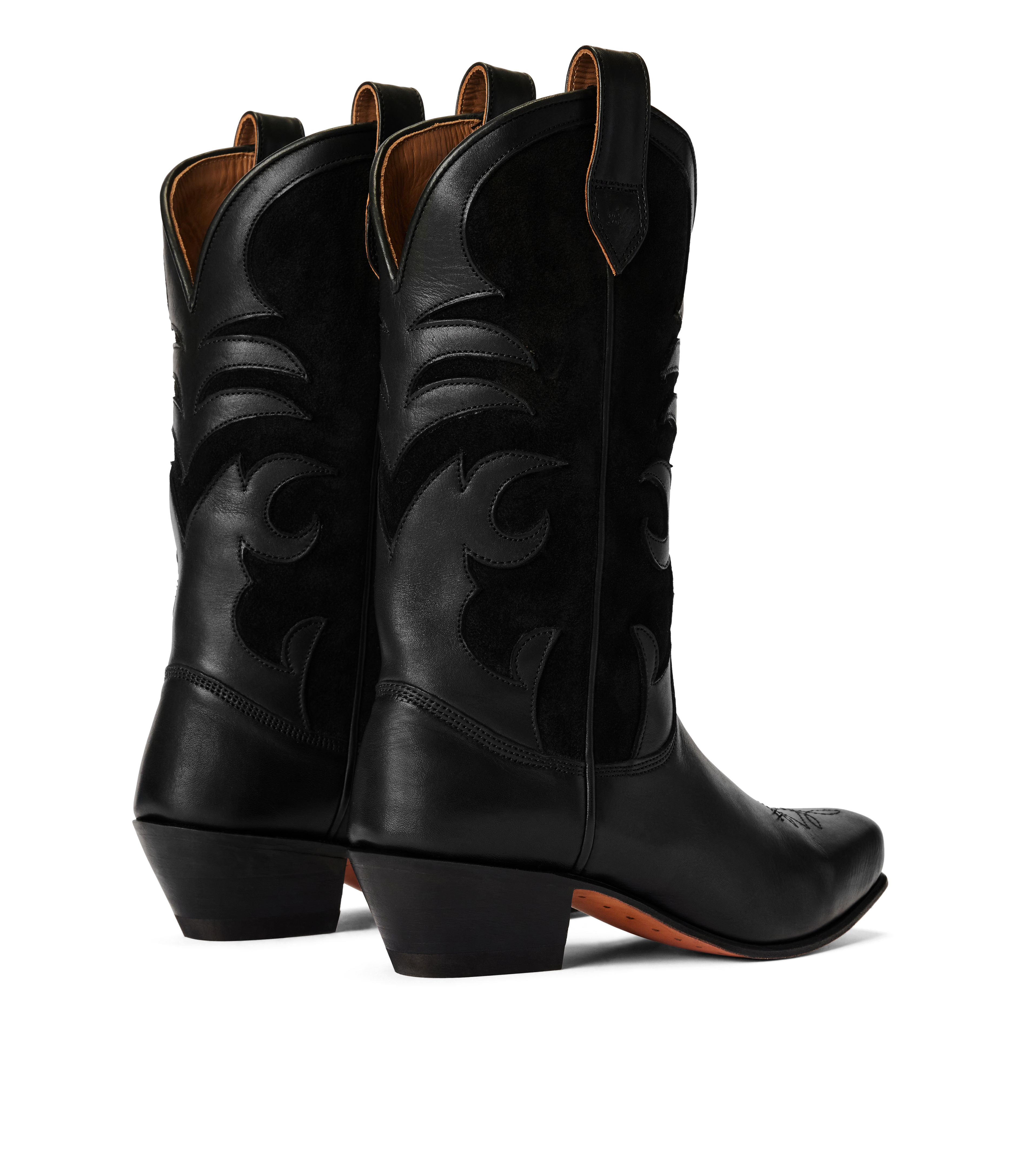 Victoria boot black aniline leather