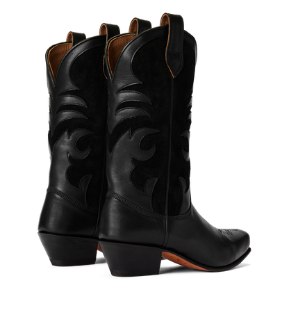 Victoria boot black aniline leather