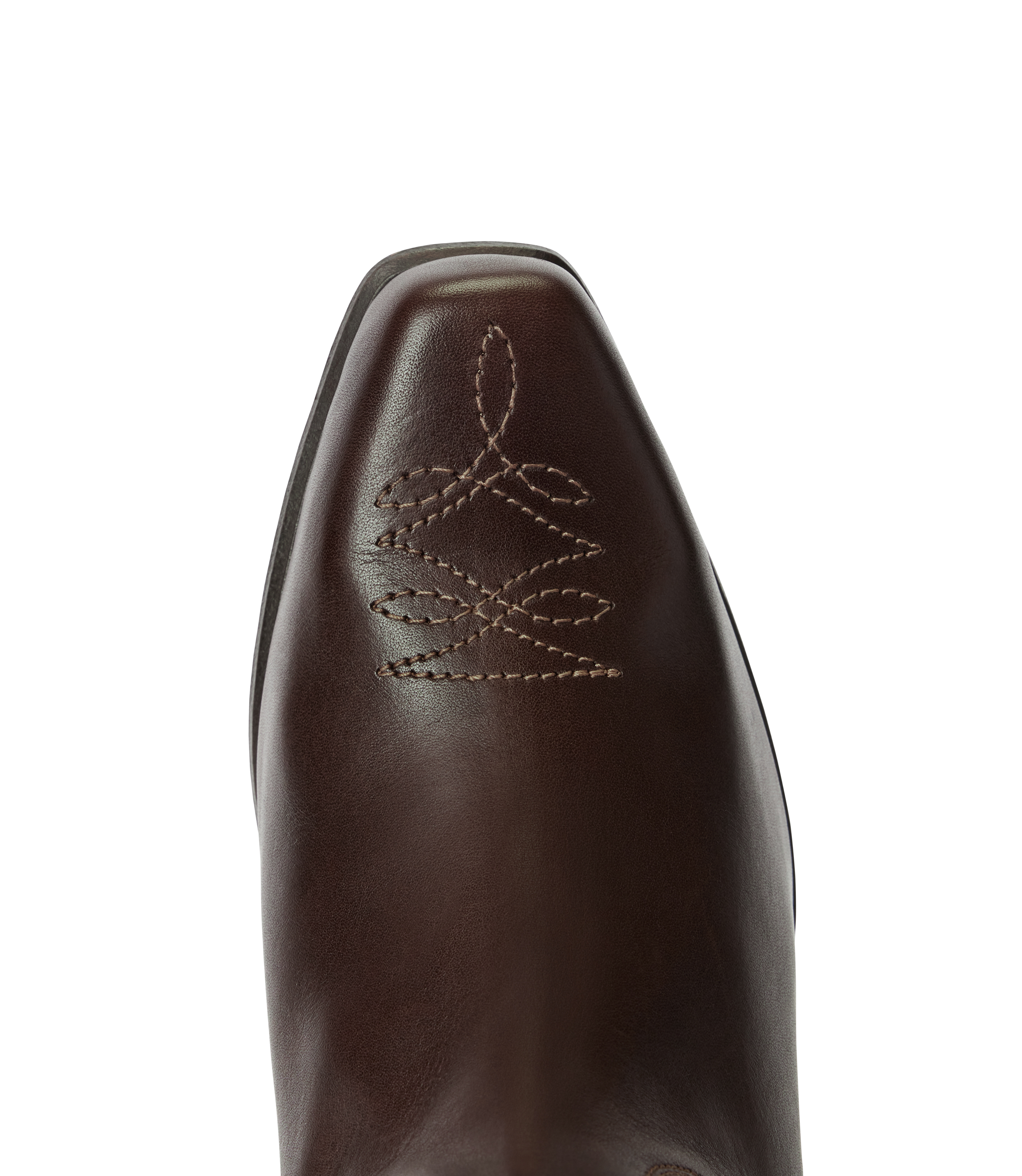 Victoria boot hot fudge aniline leather