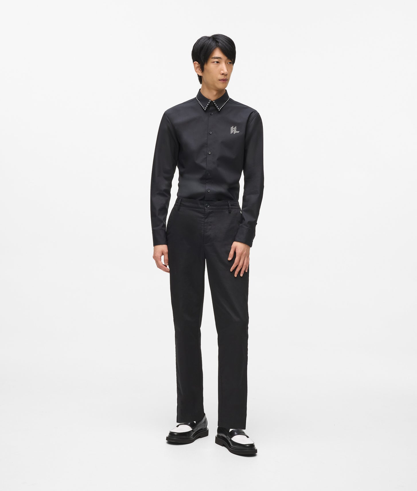 Karl Lagerfeld Classic Chino Pants Black