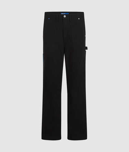 Karl Lagerfeld Denim Pocket Carpenter Pants Washed Blue-Black