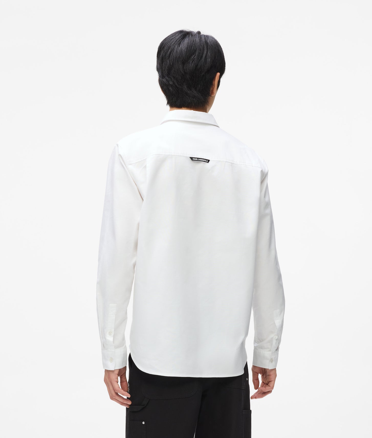 Karl Lagerfeld Ikon Sketch Shirt White