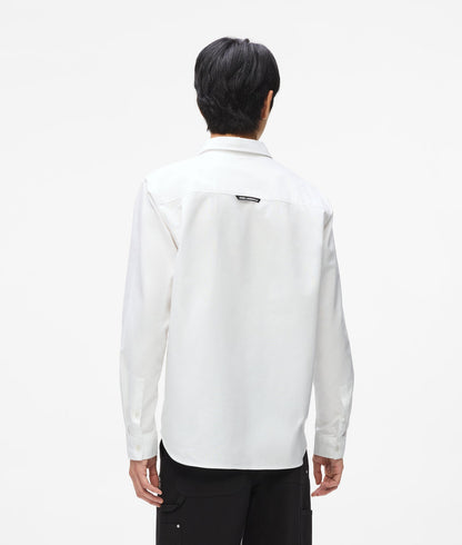 Karl Lagerfeld Ikon Sketch Shirt White