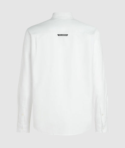 Karl Lagerfeld Ikon Sketch Shirt White