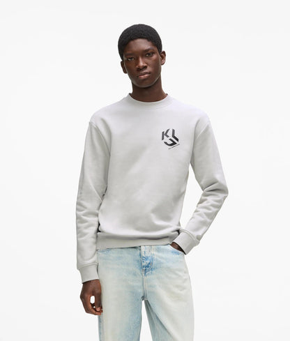 Karl Lagerfeld Monogram Patch Sweatshirt Micro Chip