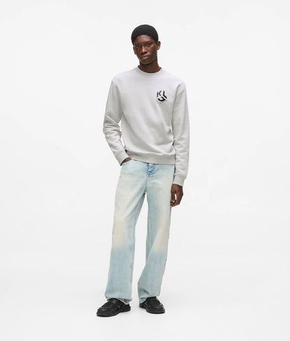 Karl Lagerfeld Monogram Patch Sweatshirt Micro Chip