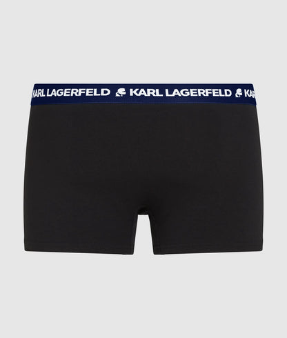Karl Lagerfeld Contrast Waistband Trunks – 5 Pack Forest-Dill-Medieval