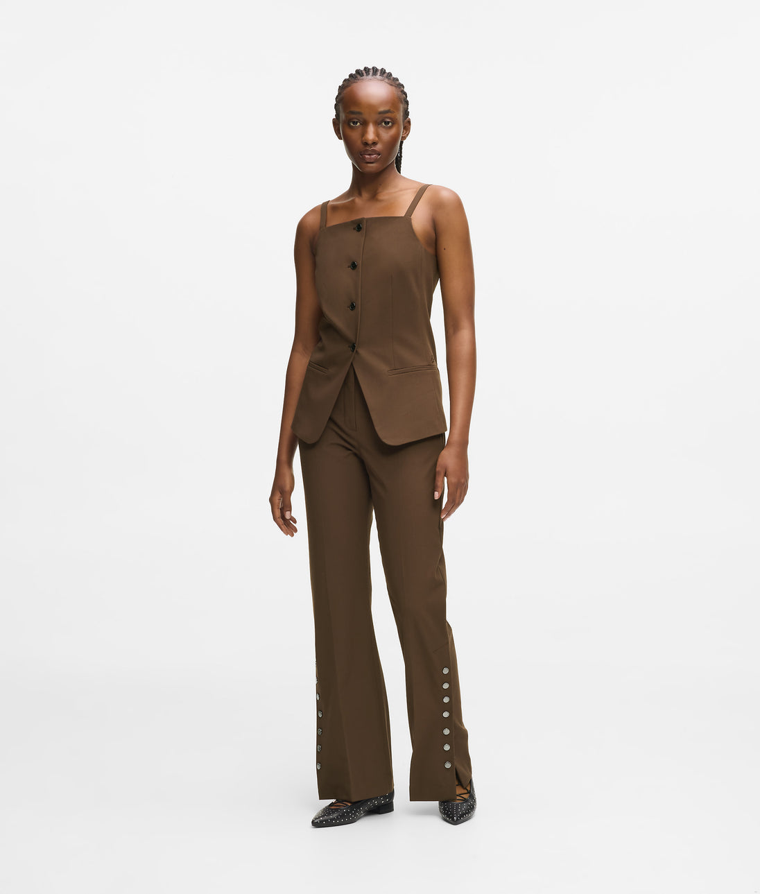 KarlLagerfeld Kautograph Chain Top Handle Bag Black/Gold