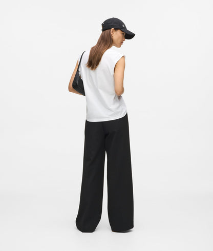 Karl Lagerfeld Ikon Double Waistband Pants Black/Grey Melange