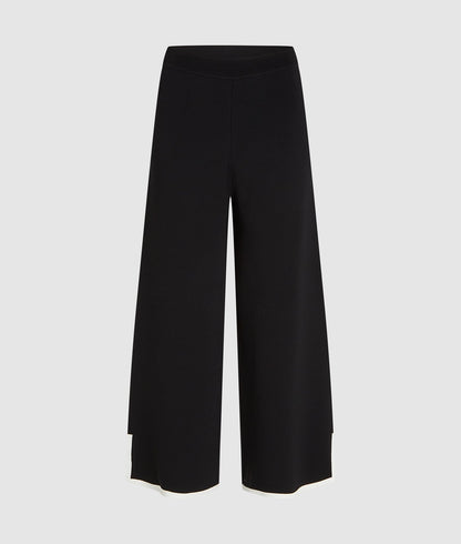 Karl Lagerfeld Contrast Piping Culottes Black/White