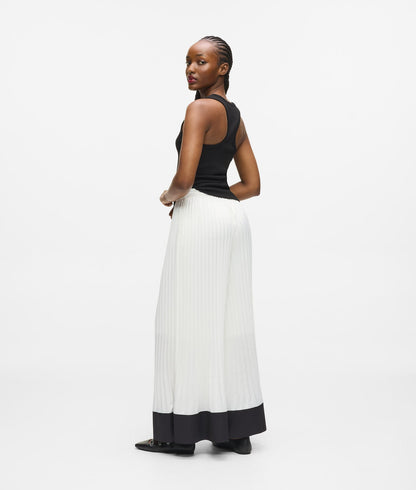 Karl Lagerfeld Pleated Wide-Leg Pants Pristine