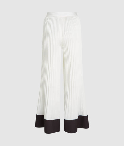 Karl Lagerfeld Pleated Wide-Leg Pants Pristine
