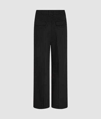 Karl Lagerfeld Wide Leg Tailored Pants Washed Black