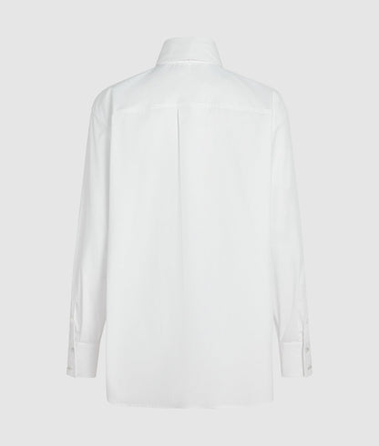 Karl Lagerfeld Poplin Tie Shirt White