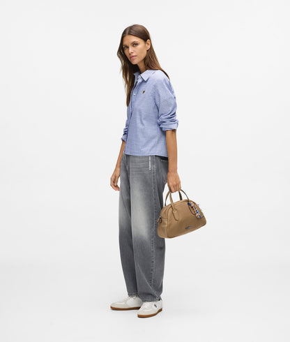 Karl Lagerfeld Ikon Checked Shirt Check Kentucky Blue White