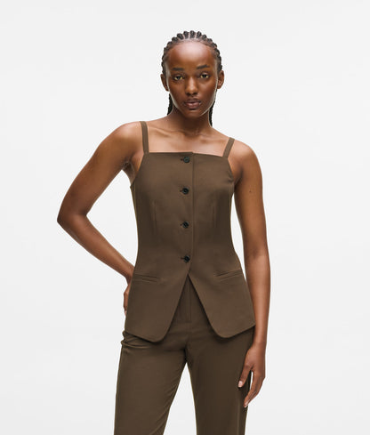 KarlLagerfeld Kautograph Chain Top Handle Bag Black/Gold