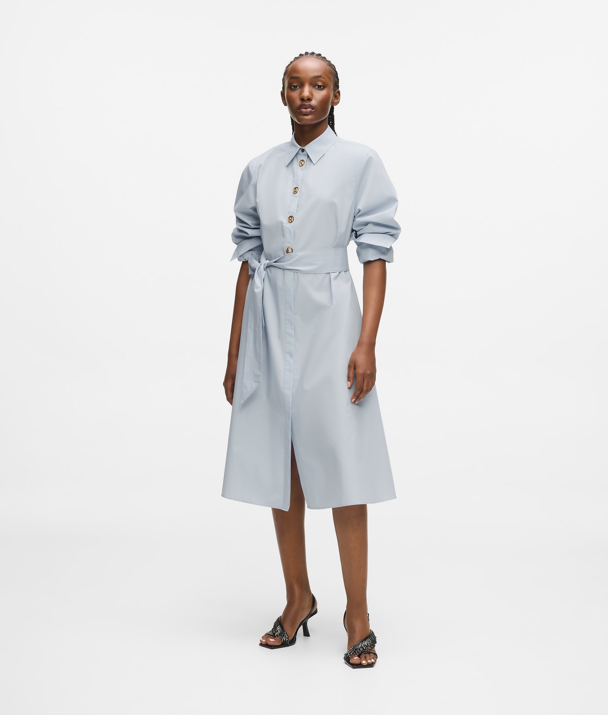Karl Lagerfeld Karl Letters Shirt Dress Kentucky Blue