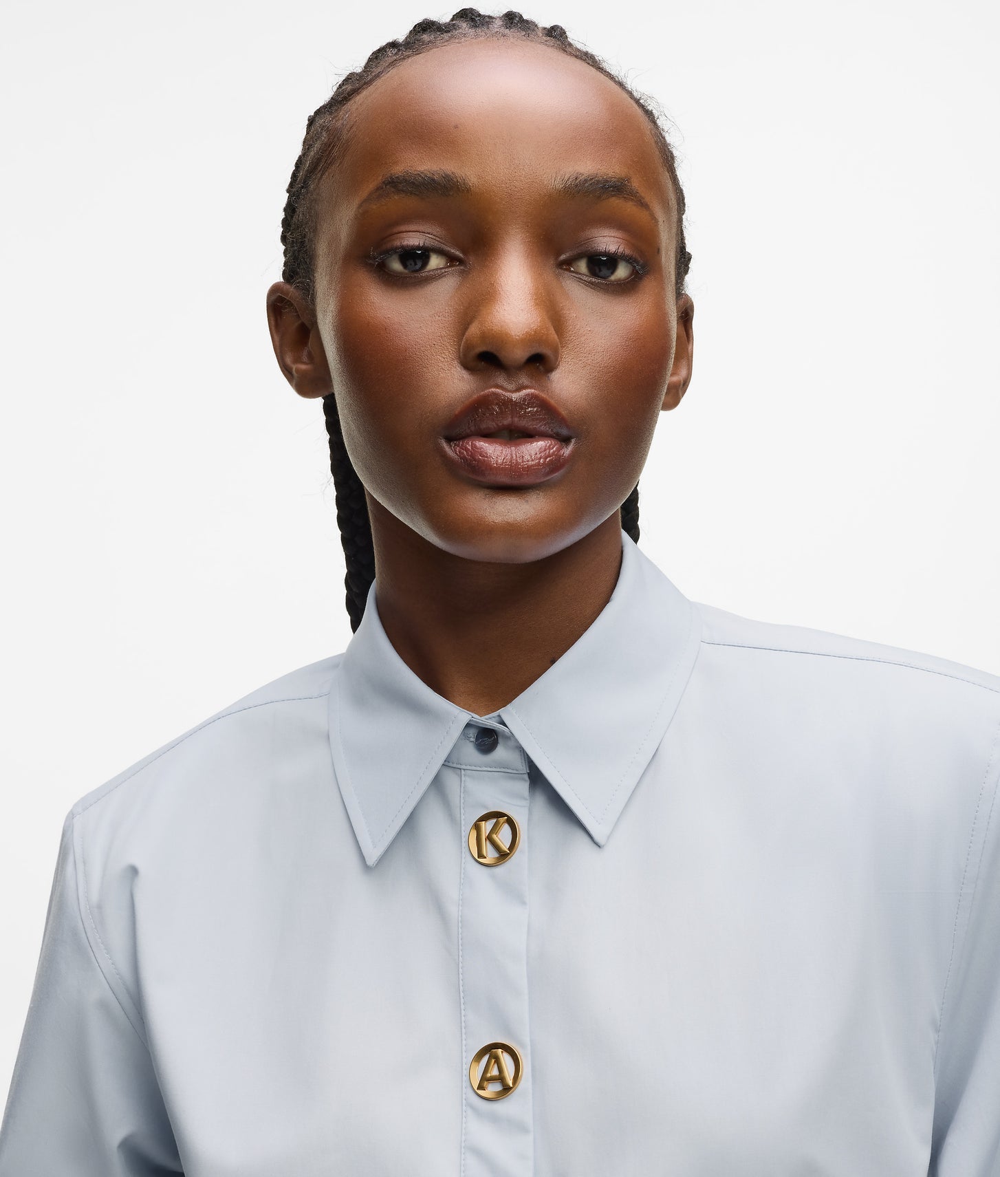 Karl Lagerfeld Karl Letters Shirt Dress Kentucky Blue