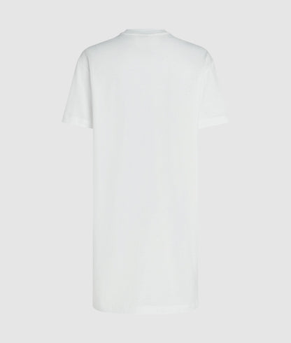 Karl Lagerfeld Graffiti T-Shirt Dress White