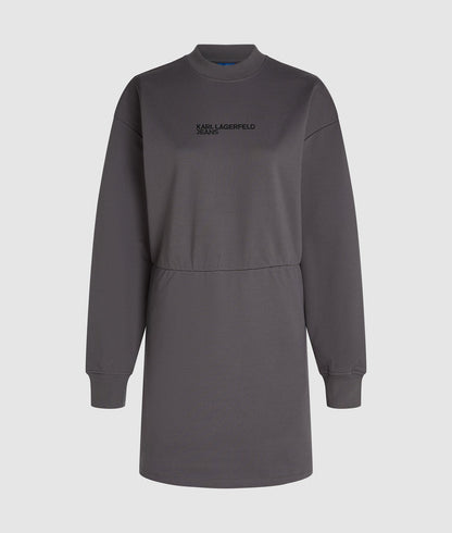 Karl Lagerfeld Blouson Sweat Dress Magnet