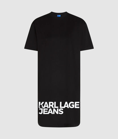 Karl Lagerfeld Logo T-Shirt Dress Black