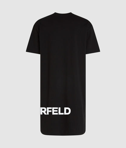 Karl Lagerfeld Logo T-Shirt Dress Black