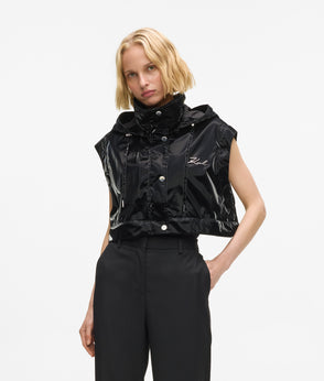 KarlLagerfeld Ksignature Small Crossbody Bag Off White