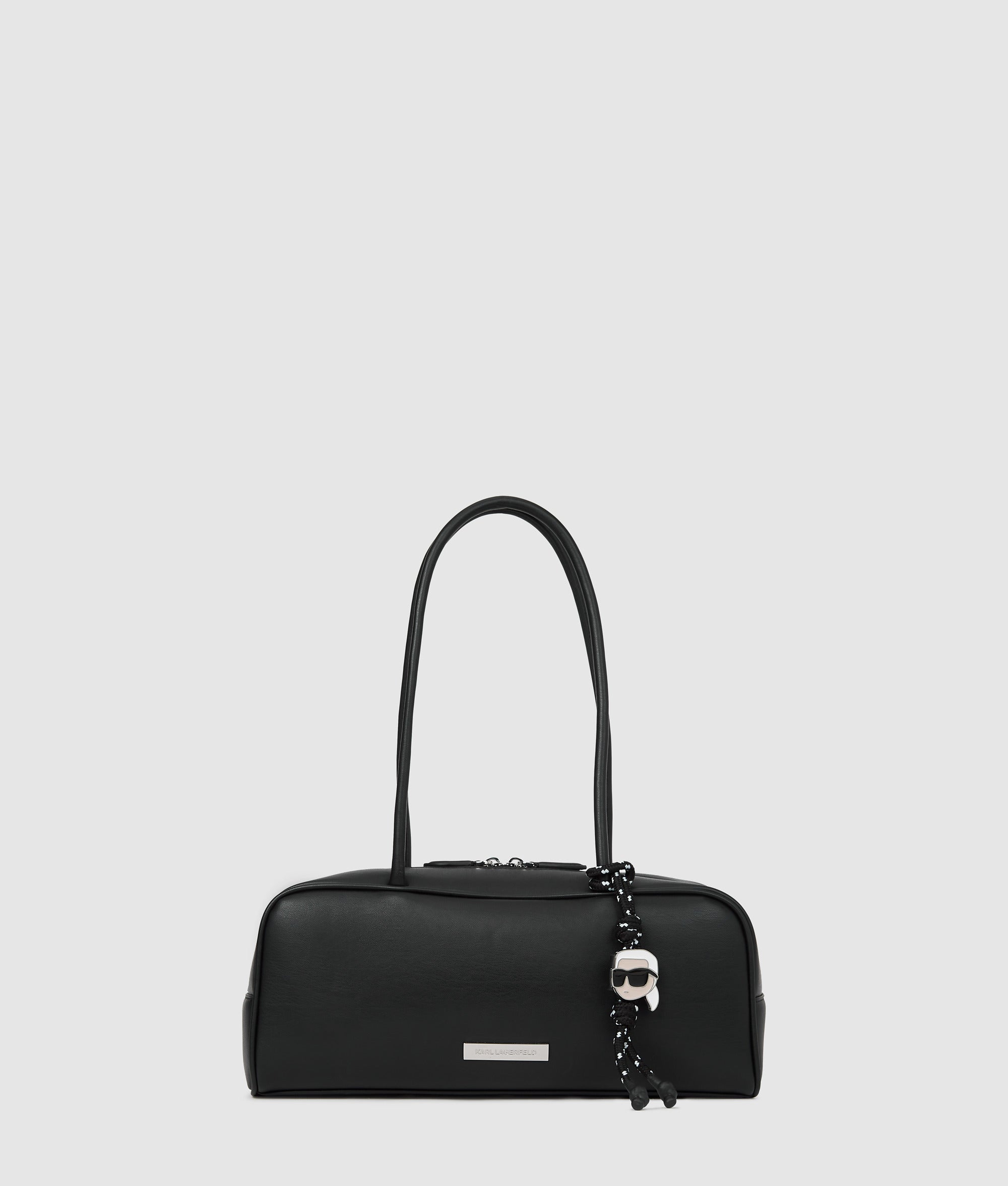 KarlLagerfeld Ikon Smooth Rectangular Bag Black