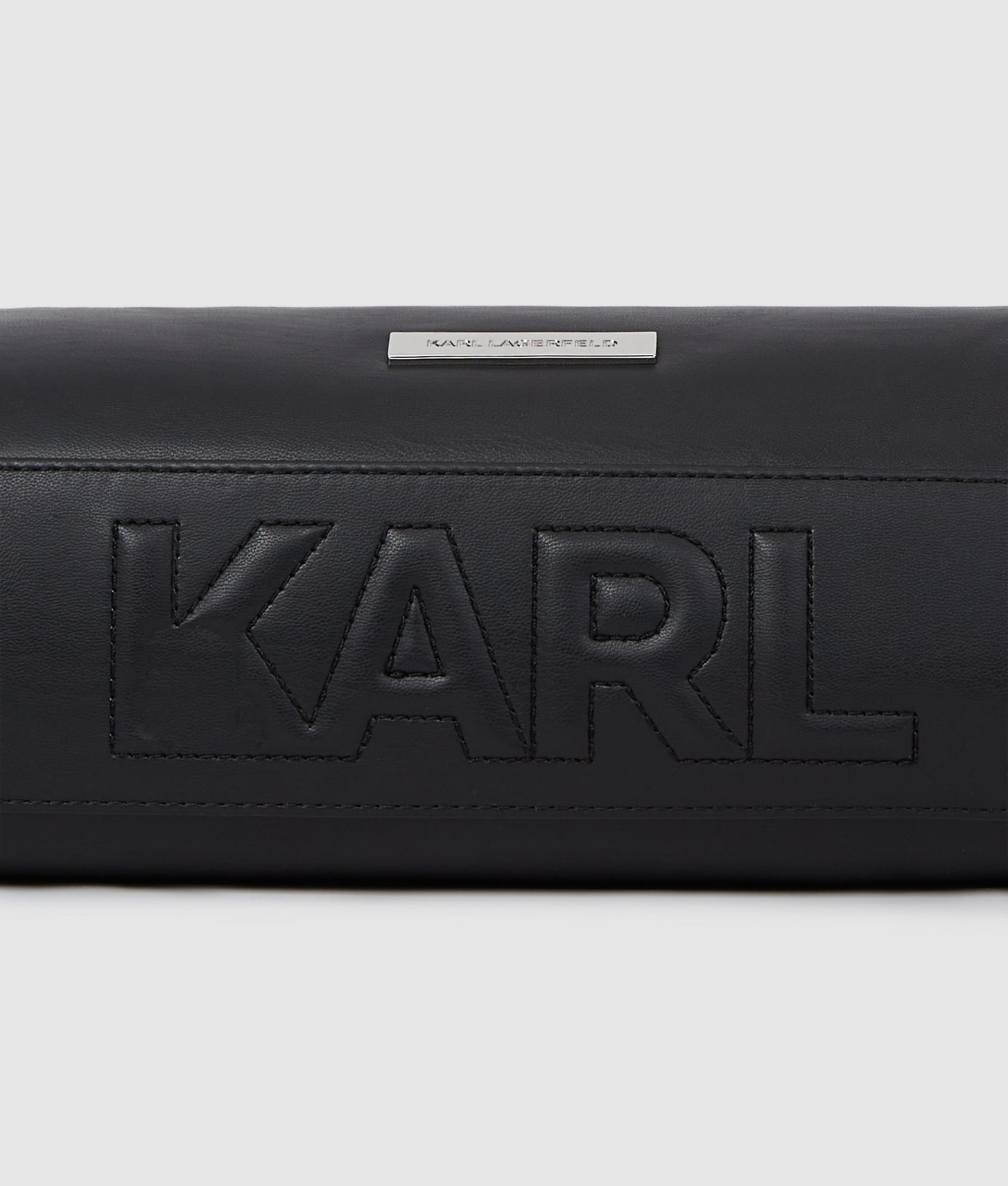 KarlLagerfeld Ikon Smooth Rectangular Bag Black