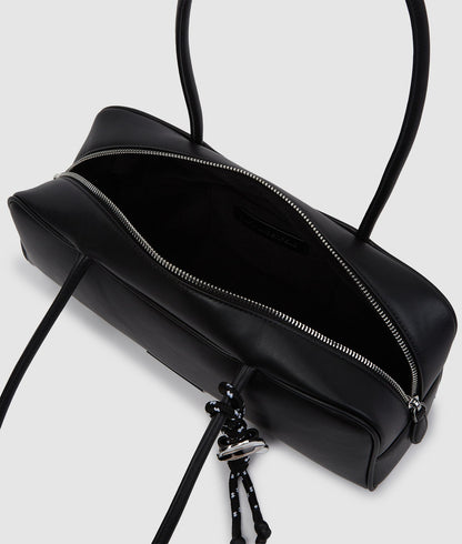 KarlLagerfeld Ikon Smooth Rectangular Bag Black