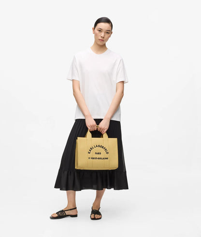 KarlLagerfeld Rue St-Guillaume Medium Tote Bag Sunlight
