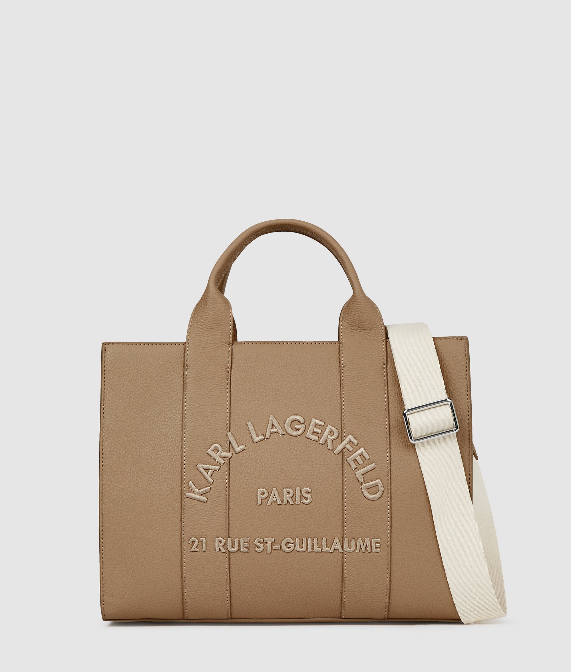 KarlLagerfeld Rue St-Guillaume Medium Tote Bag Nougat