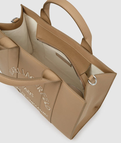 KarlLagerfeld Rue St-Guillaume Medium Tote Bag Nougat