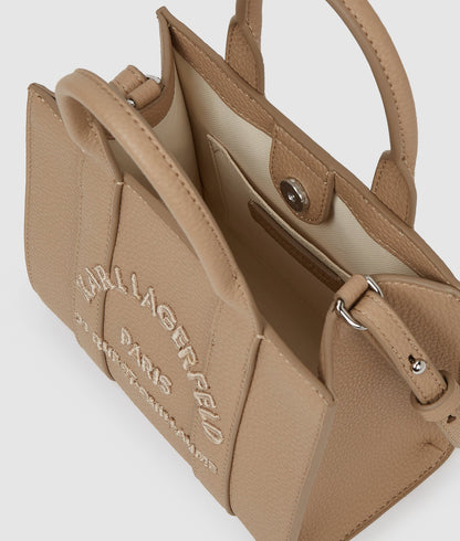 KarlLagerfeld Rue St-Guillaume Mini Tote Bag Nougat