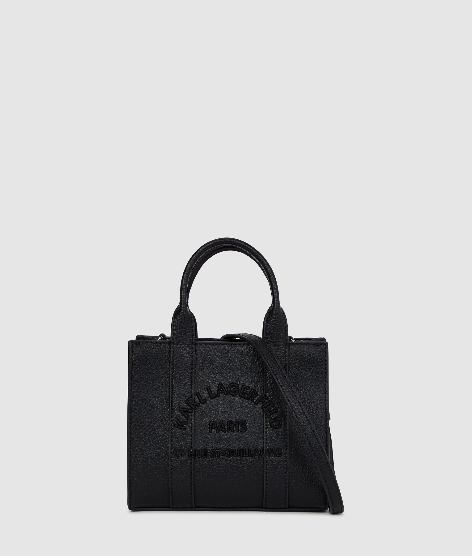 KarlLagerfeld Rue St-Guillaume Mini Tote Bag Black