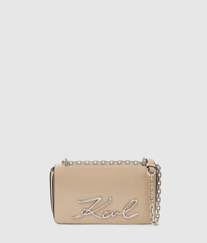 KarlLagerfeld Ksignature Small Crossbody Bag Safari