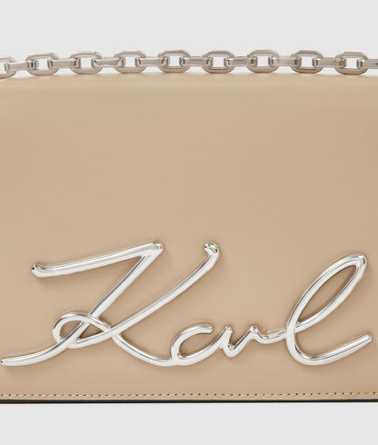 KarlLagerfeld Ksignature Small Crossbody Bag Safari