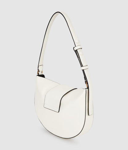 KarlLagerfeld Ksignature Moon Bag Off White