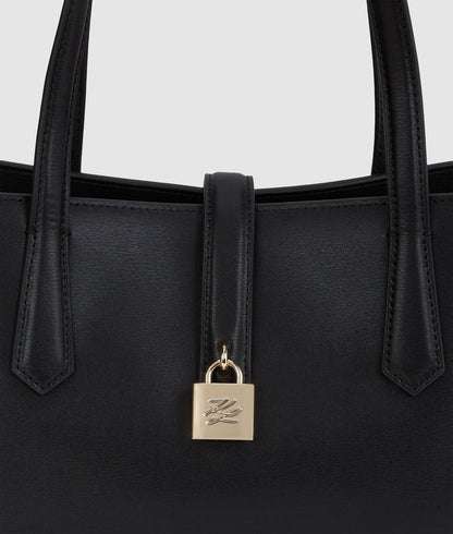 KarlLagerfeld Kautograph Padlock Tote Bag Black/Gold