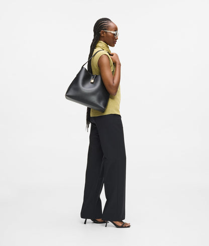 KarlLagerfeld Kautograph Padlock Hobo Bag Black/Gold