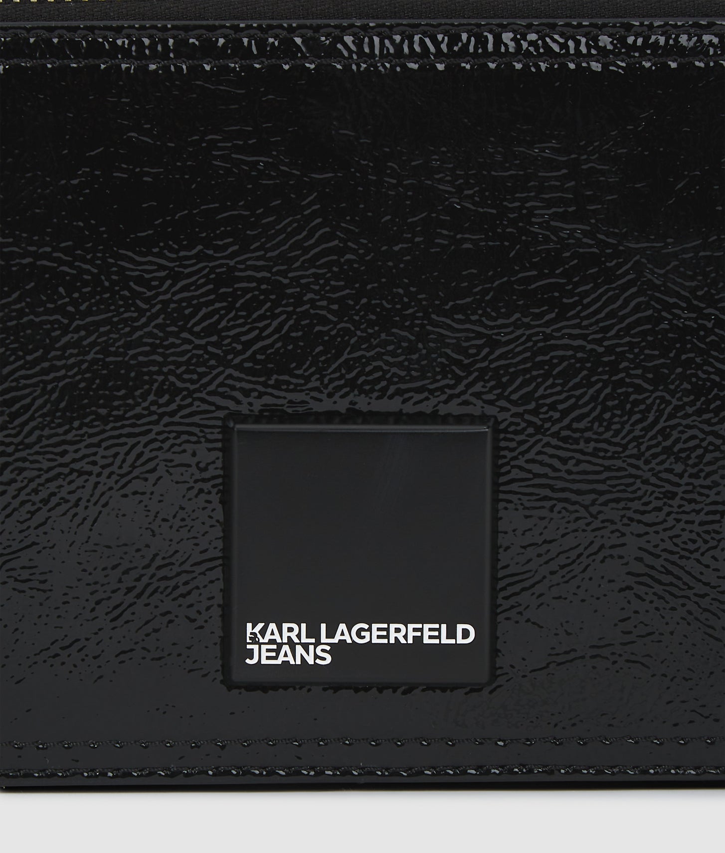 KarlLagerfeld Glossy Camera Bag Black