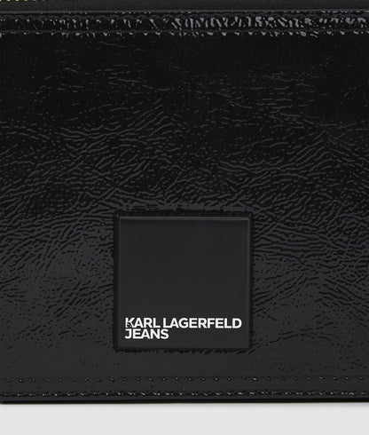 KarlLagerfeld Glossy Camera Bag Black