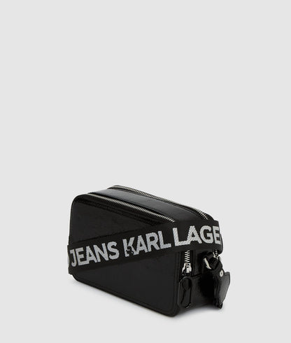 KarlLagerfeld Glossy Camera Bag Black