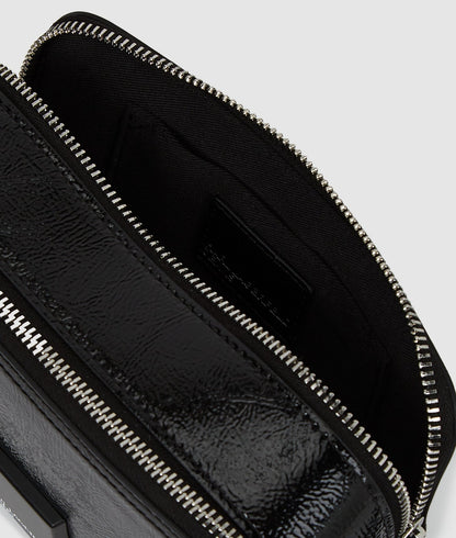 KarlLagerfeld Glossy Camera Bag Black
